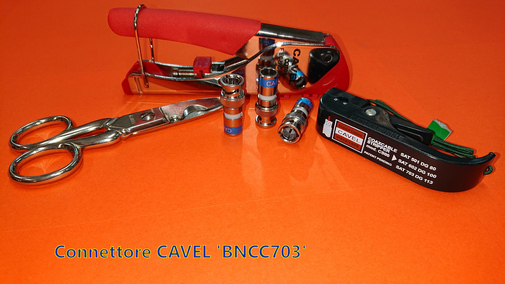 Come montare un connettore BNC a compressione CAVEL®