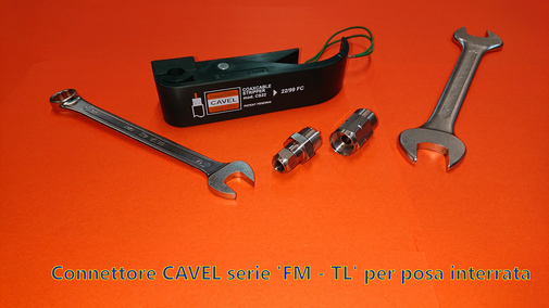 Come montare un connettore F per posa interrata CAVEL®